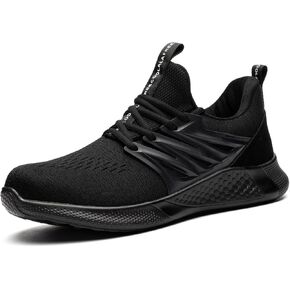 UCAYALI Steel Toe Sneakers for Men Women Lightweight Indestructible Work Shoes Safety Shoes Slip-Resistant Composite Toe Shoes