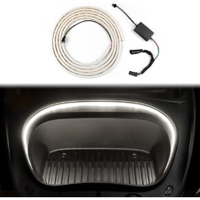 لطراز تسلا 3 2024 Frunk LED شريط إضاءة أمامي مصباح إضاءة صندوق الأمتعة بالسيارة أضواء الديكور الملحقات مقاوم للماء تيار مستمر 15 فولت (أبيض) in Kuwait