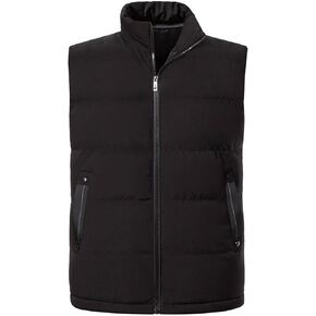 Men's Outerwear Vests Winter Warm Outdoor Padded Puffer Lightweight Vest