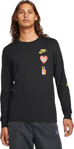 تيشيرت Nike Sportswear 100% قطن للرجال بأكمام طويلة in Saudi Arabia