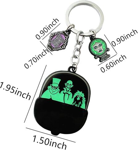 Hauntd Manson Keychain Metal Cartoon Horror Keychain for Women in Saudi Arabia