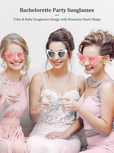 نظارات شمسية من فلوتيسان 12 زوجًا لحفلات العزوبية ونظارات شمسية لوصيفات العروس وقلب الزفاف لحفلات الزفاف in Kuwait