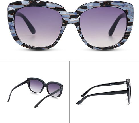 Retro Vintage Cat Eye Sunglasses For Women - Butterfly Shades With Thick Fashion Frame, Great For Driving & Hiking. in Saudi Arabia