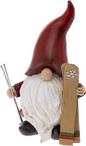 Boston International Christmas Winter Holiday Tabletop Figurine Decoration, 13-Inches, Green Plaid Hat Snowman in Kuwait