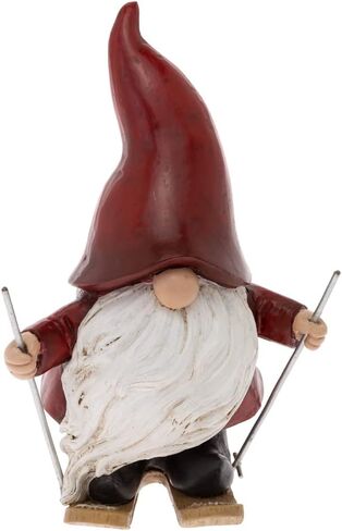 Boston International Christmas Winter Holiday Tabletop Figurine Decoration, 13-Inches, Green Plaid Hat Snowman in Kuwait