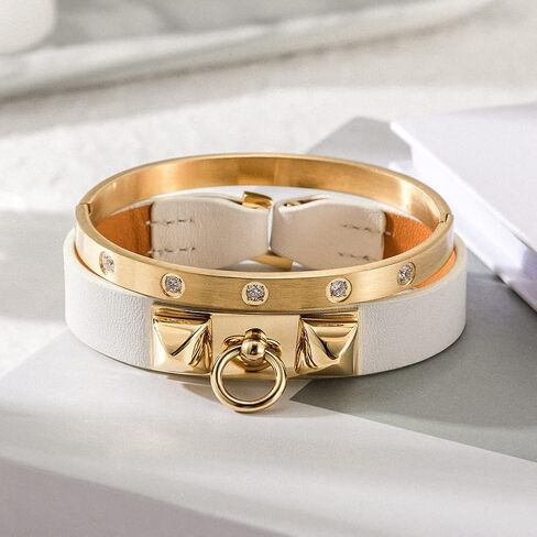 5 Crystal Diamond Classic Cuff Bangle Chunky Bracelet Clasp Wristband Bracelet for Women Zirconia Diamond Simplicity Polished Friendship Bangle for Men Jewelry in Saudi Arabia