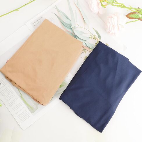 XEPST 2 Pieces Instant Hijabs for Women, Muslim Long Hijab Scarf Lightweight Soft Head Wraps Solid Color Hijab for Women in Kuwait