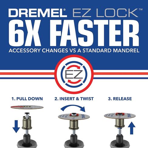 Dremel EZ409 1-1/2-Inch EZ Lock Thin Cut, Silver in Saudi Arabia