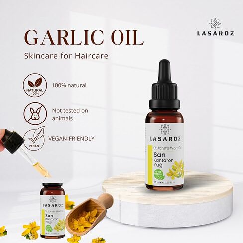 Oil 0.68 fl. oz - 100% Pure Oil - for Daily Use - Suitable for Travel - Aromatic Oil - Scented Essential Oil - Natural Oils for Bath and Steam Use (0.68 FL. OZ, St. John’s Wort Oil) in Saudi Arabia