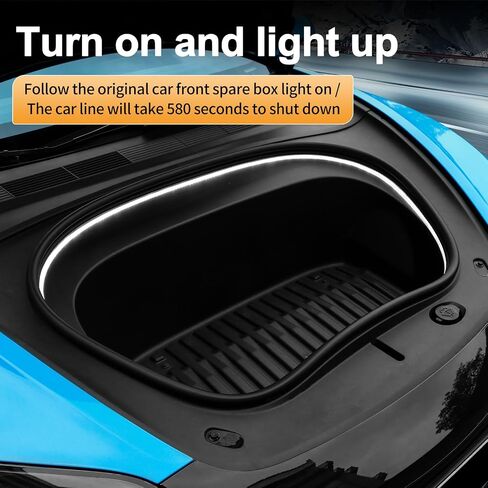لطراز تسلا 3 2024 Frunk LED شريط إضاءة أمامي مصباح إضاءة صندوق الأمتعة بالسيارة أضواء الديكور الملحقات مقاوم للماء تيار مستمر 15 فولت (أبيض) in Saudi Arabia