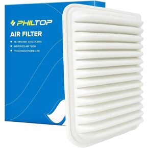 PHILTOP Engine Air Filter CA10910 Replacement for Mitsubishi Lancer, Outlander, Outlander Sport, RVR, 2013-2022, 2.0L 2.4L 3.0L, Rigid Panel