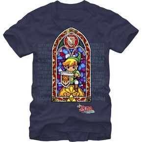 Nintendo Men's Zelda Stained Glass Protector T-Shirt