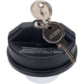 Rldym Locking Gas Cap with 2 Key 77300-47020 Compatible with 4Runner Tacoma Tundra Acura Honda CRV Infiniti Mazda Nissan Buick Cadillac GMC, Fuel Cap Replace #10504 7730047020