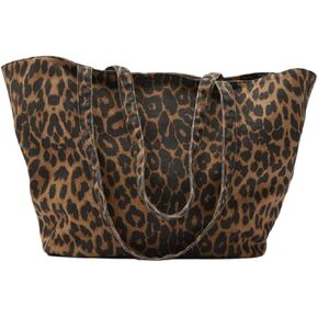 Leopard Print Tote Bags For Women Large-capacity Bag Single-shoulder Sag For Women Large Leopard Print Bag (Leopard Print)