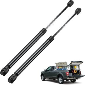BDFHYK SX172P10 17 inch 10Lbs/45N Gas Struts Shocks Lift Support for are Leer Camper Shell Topper Rear Window, Truck Bed Cover, Cabinet lid Door, Trap Door, Outdoor Bench, shed Window, Set of 2