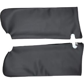 Car Sun Visor Cover Pair Fit for Chevy Tahoe Suburban Yukon 1995-1999, Microfiber Leather, Gray