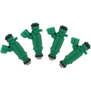 4Pcs Fuel Injectors ANGLEWIDE 0280156159 Fuel Injectors Set fit for 2003-2006 for Nissan for Sentra, 12 Holes