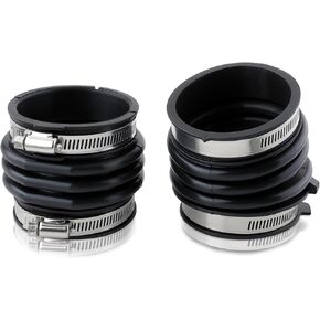 1788220161 2Pcs Engine Air Intake Hose with Clamps Compatible with Lexus ES300 3.0L 2002-2003 Compatible with ES330 3.3L 2004-2006 Compatible with RX330 3.3L 2004-2006 17881-20130 17882-20161