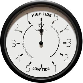 Tide Clock 10 inch Nautical Wall Hanging Boat Using Tide Clock High Tide Low Tide, Nautical Wall Clock for Weather Station, Wall Decor, Boat Accessories