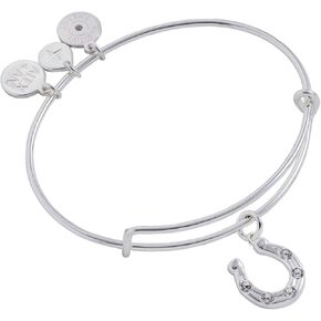 Alex and Ani Horseshoe Charm Bangle