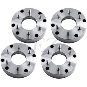 EZAccessory 4 Wheel Adapters 8x6.5 to 6x5.5 Fits Early Ford Chevy Dodge Hub & Mount 6 Lug Chevy Toyota Wheels