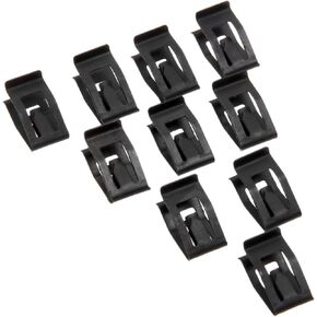 Mtsooning 10PCS Dashboard Trim Clips, Car Front Console Retainer, Metal Dash Retainer Clips Replacement for Ford Mazda Audi Toyota Black