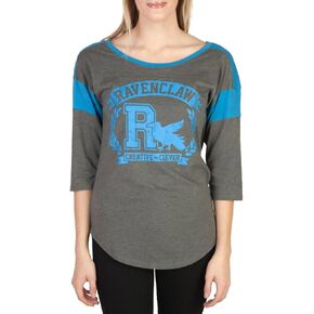 Harry Potter Ravenclaw Raglan Athletic Tee Shirt T-Shirt