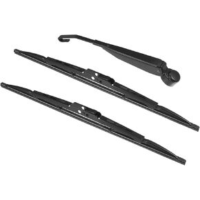 ACROPIX Rear Windshield Wiper Blade Arm Set Back Wiper Assembly Replacement Fit for Chrysler Town & Country 2008-2010 for Dodge Caravan 2008-2010 - Pack of 3
