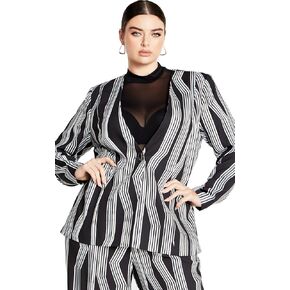 CITY CHIC Women's Laila Print Jacket