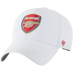 47 Brand Arsenal FC MVP Cap EPL-MVP30WBV-WH, Mens, Cap, White,