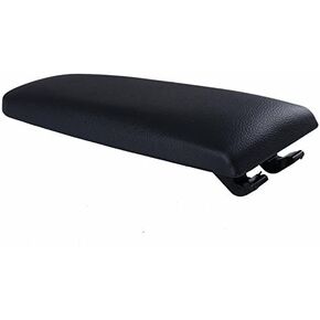KEMANI Black Leather Car Armrest Center Console Lid Covers Fit for MK4 Golf Arm Rest