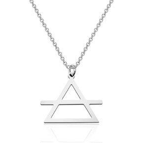LBSBO Necklace Element Symbols Planetary Symbols Transmutation Signs Occult Fire Earth Water Air Symbol