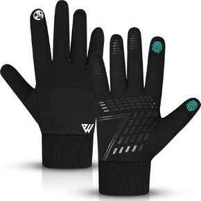 Winter Gloves for Man and Women, Soft warm Touch screen thermal Gloves, Non-Slip Grip, Elastic Cuff, Windproof