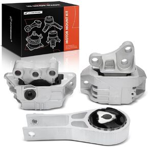 A-Premium 3PCS Engine Motor Mount and Transmission Mount and Engine Shock Mount Set Compatible with Jeep Compass 2017-2021, Renegade 2019-2021 & Fiat 500X 2018, 2.4L, Replace# 68278029AB, 68278029AC