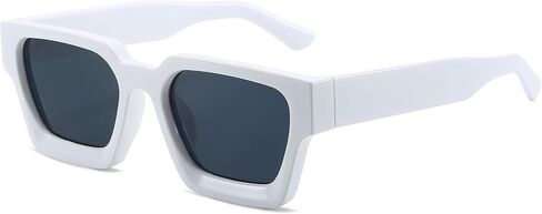 OZPYKAE Men Women Cool Square Sunglasses Thick Frame Sunglasses Rectangle Sun Glasses UV Protection Shades Sunglasses in Kuwait