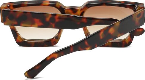 OZPYKAE Men Women Cool Square Sunglasses Thick Frame Sunglasses Rectangle Sun Glasses UV Protection Shades Sunglasses in Kuwait