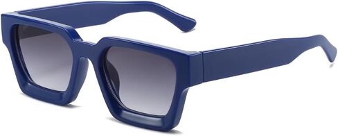 OZPYKAE Men Women Cool Square Sunglasses Thick Frame Sunglasses Rectangle Sun Glasses UV Protection Shades Sunglasses in Kuwait