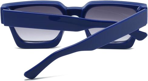 OZPYKAE Men Women Cool Square Sunglasses Thick Frame Sunglasses Rectangle Sun Glasses UV Protection Shades Sunglasses in Kuwait