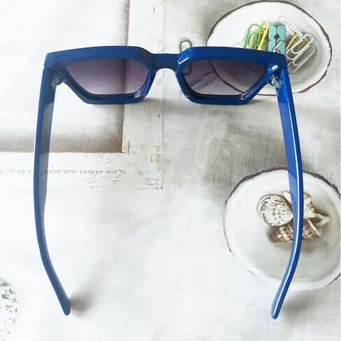 OZPYKAE Men Women Cool Square Sunglasses Thick Frame Sunglasses Rectangle Sun Glasses UV Protection Shades Sunglasses in Kuwait