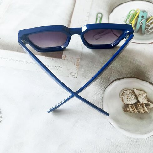 OZPYKAE Men Women Cool Square Sunglasses Thick Frame Sunglasses Rectangle Sun Glasses UV Protection Shades Sunglasses in Kuwait