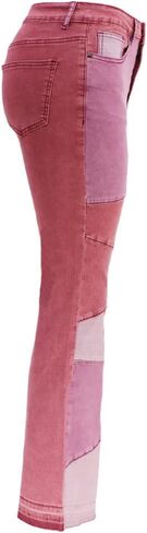 ODIZLI Women's High Waisted Bell Bottom Jeans Ripped Stretch Skinny Flare Jeans Distressed Bootcut Denim Pants Plus Size in Kuwait