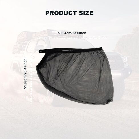 2PCS Car Window Shades, Car Side Window Sun Shade, Stretch Car Window Screens, Car Accessories UV Protection Breathable Mesh Baby Window Covers Universal for Most Cars, SUVs (Front Window) in Kuwait