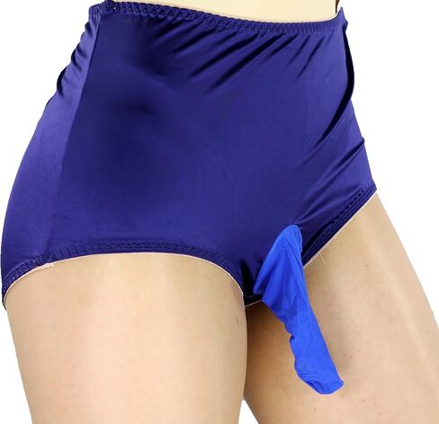 Mona's Choice Strethcy Ice Silk Satin Mens Briefs/Satin Mens Panties in Saudi Arabia