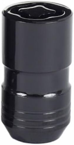 McGard Wheel Lock Nut Set For Jeep Wrangler 2018 19 20 2021 | 5 Pack | Cone Seat | M14 x 1.5 | 22mm Hex | 1.639in OAL | Black in Saudi Arabia
