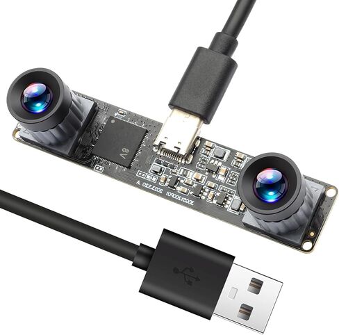 وحدة كاميرا USB، مزامنة المصراع العالمي، كاميرا ويب بعدسة مزدوجة، إطار عالي 30 إطارًا في الثانية 60 إطارًا في الثانية 120 إطارًا في الثانية، كاميرا ثلاثية الأبعاد ستيريو USB Lightburn لاختبار قيادة السيارة، مسح طباعة كاميرا الواقع الافتراضي in Saudi Arabia