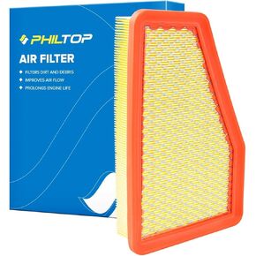 PHILTOP Engine Air Filter CA12371 Replacement for Jeep Cherokee 2019-2023 (2.4L & 3.2L), Flexible Panel