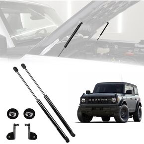BESTAOO Front Hood Lift Supports Shocks for Ford Bronco Accessories 2021+, Struts Gas Springs Shocks Compatible with Ford Bronco 2021 2022 2023 2024, Pack of 2