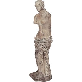 Design Toscano Venus de Milo Greek Woman Torso Statue Figurine, 4 inches Wide, 15 inches Tall, Cast Stone Resin, Aged Stone Finish