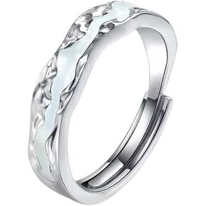 Lymphatic Drainage Ring For Men Women, Titanium Ion Luminous Unclog Bloodstream And Lymph Nodes Adjustable Gift Jewelry
