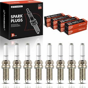 A-Premium Iridium Platinum Spark Plugs Compatible with Audi A8 Quattro 2013-2018, RS7 2014-2018, S6 2013-2018, S7 2013-2018, S8 2013-2018, 4.0L, Pack of 8